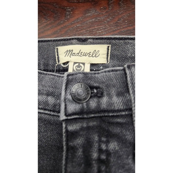 Madewell 10” High-Rise Skinny Jeans‎ Women's Size 29 Black Denim - Picture 5 of 11